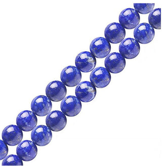 Natural Grade A Blue Lapis Lazuli Gemstone Round Beads, 15 Inch/1 Strand, Size Selections: 6mm/8mm/10mm