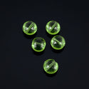 25pcs Adabele Austrian Faceted Flat Round Coin Crystal Beads #5052, Peridot Green, 8mm, Hole ID 1mm, SSMR816