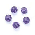 24pcs Adabele Austrian Faceted Rondelle Crystal Beads #5040, Tanzanite (Purple), Size Selections: 6x4mm, 8x6mm, 10x8mm