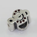 1pc Solid 925 Sterling Silver Music Note Charm Treble Clef Note Charm Cubic Zirconia CZ, Compatible with Pandora All Charm Bracelet, EC393