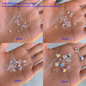 50pcs Preciosa Faceted Bicone Crystal Beads, Tanzanite, 6mm, Hole ID 1mm, Pre-B626