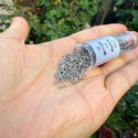 7.5g Miyuki Delica 11/0 Seed Beads, Opaque Palladium-Plated DB38