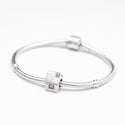 1pc Solid 925 Sterling Silver Love House Bead Charm, Compatible with Pandora All Other Charm Bracelet, EC143