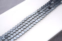 Grade A Natural Black Hematite Gemstone Heart Beads, 15 Inch/1 Strand, 8mm, Hole ID 1mm, GFC-F1