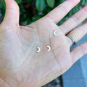 2pcs Real 1/20 14K Gold Filled Small Moon Charm Drops, 6.3mm/0.25 Inch, Hole ID 1mm, JK13-7