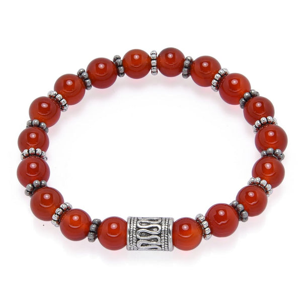 50pcs Large Hole Tube Beads, Antique Silver, 11.3mm, Hole ID 5.2mm, MC-T1