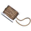 33 Feet Diamond Cut Curb Cuban Chain Link, Raw Copper Uncoated/Unplated, 7.2x5mm, CK10-L2