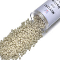 7.5g Miyuki Delica 11/0 Seed Beads, Duracoat Opaque Dyed Flax DB2362