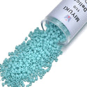 30g Miyuki Delica 11/0 Seed Beads, Opaque Sea Opal DB1136