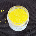 25g Miyuki Rocaille 15/0 Round Seed Beads Opaque Luster Yellow RR-422