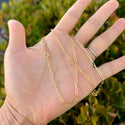 1pc 1/20 14K Gold Filled Paperclip Cable Link Chain Necklace, 2.5mm Width, Non Tarnish, Length Selections: 16 inch/18 inch