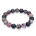 1 Strand Stretch Natural Multi-color Tourmaline Beaded Gemstone Bracelet, 8mm Bead, Length Selections: 7 inch/7.5 inch/8 inch/8.5 inch