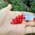 10g Miyuki Full Tila Square Seed Beads 5x5mm, Transparent Light Fire Red TL140