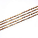 Natural Picture Jasper Gemstone Cylinder Tube Beads, 13x4mm, Hole ID 1mm, 14.5 Inch/1 Strand, GH-H10