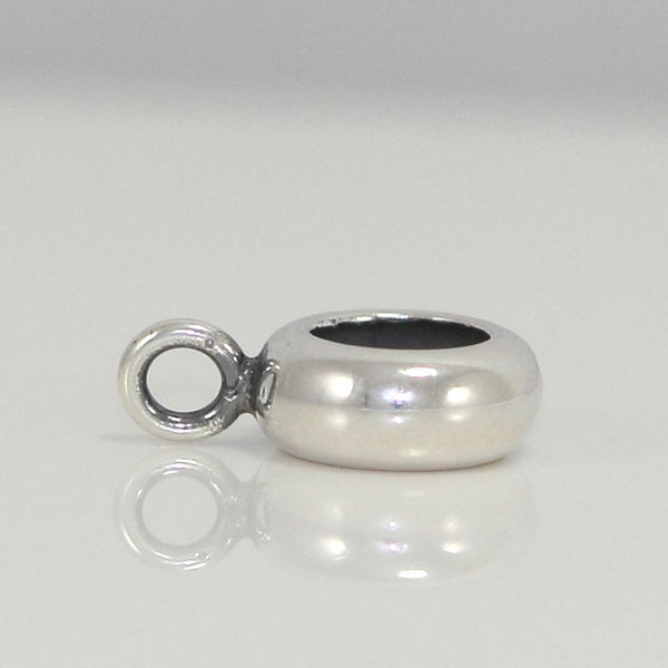 2pcs 925 Sterling Silver Charm Closed O Ring for Dangle Charms, Compatible with Pandora All Other 3mm Charm Bracelet, EC27-D3