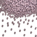 7.5g Miyuki Delica 11/0 Seed Beads, Opaque Mauve DB728