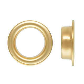 20pcs 1/20 14K Gold Filled Small Bead Grommet Eyelet, Hole ID 2.7mm, Designed For Bead with Hole ID 3mm, JK9-B3
