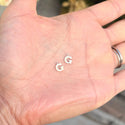 1pc Real 1/20 14K Gold Filled Letter G, Small Alphabet Charm Drop, 5.9x5.7mm, JK12-A7