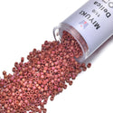 30g Miyuki Delica 11/0 Seed Beads Opaque Matte Rainbow Carnelian Red DB2306