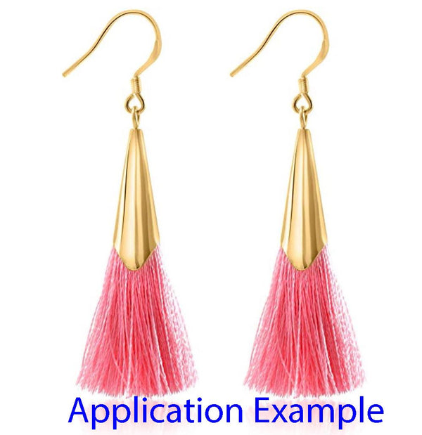 50pcs Tarnish Resistant Flat Fish Earring Hooks, 18K Yellow Gold Plated Brass, 18mm, 0.7mm/21 Gauge, BF20-2