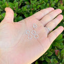 20pcs 925 Sterling Silver Open Jump Rings, 1mm/18 Gauge, Size Selections: 4mm/6mm/8mm/10mm/12mm