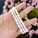 1 Strand Stretch Natural Blue Flash Moonstone Free Form Gemstone Bracelet, 5-8mm Small Beads, Length Selections: 7 inch/7.5 inch