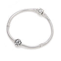 1pc Real 925 Sterling Silver Sea Of Hearts Love Bead Charm, Compatible with Pandora All Other Charm Bracelet, EC4-B6