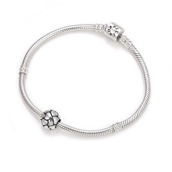 1pc Real 925 Sterling Silver Sea Of Hearts Love Bead Charm, Compatible with Pandora All Other Charm Bracelet, EC4-B6