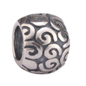 Solid 925 Sterling Silver Interconnectedness Continuity Bead Charm