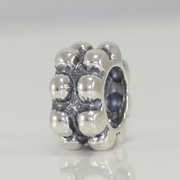 1pc Solid 925 Sterling Silver Double Ring Commitment Loyal Bead Charm, Compatible with Pandora All Other Charm Bracelet, EC149