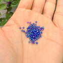 25g Miyuki Rocaille 11/0 Round Seed Beads Translucent Rainbow Cobalt RR-177