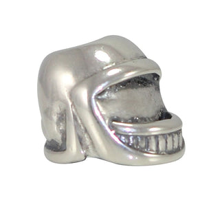 Solid 925 Sterling Silver Football Helmet Bead Charm