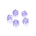 24pcs Adabele Austrian Faceted Cube Crystal Beads #5601, Light Violet, Size Selections: 4mm/6mm/8mm