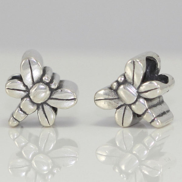 1pc Solid 925 Sterling Silver Dragonfly Charm Freedom Bead, Compatible with Pandora All Other Charm Bracelets, EC2-F1