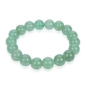 1 Strand Stretch Natural Green Aventurine Beaded Gemstone Bracelet, 8mm Bead, Length Selections: 7 inch/7.5 inch/8 inch/8.5 inch