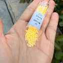 7.5g Miyuki Delica 11/0 Seed Beads, Translucent Luminous Sun Glow DB2032