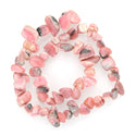 Natural Rhodonite Gemstone Petal Keishi Beads, Irregular, 10mm-20mm, Hole ID 1mm, 1 Strand/15 Inch, GZ6-3