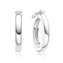 2pcs Tarnish Resistant Twister Hinged Necklace Shortener Clasp for 8mm - 9mm Bead, Sterling Silver Plated Brass, BF4-1
