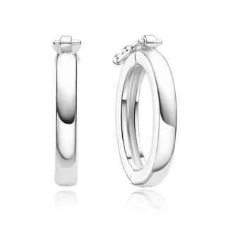 2pcs Tarnish Resistant Twister Hinged Necklace Shortener Clasp for 8mm - 9mm Bead, Sterling Silver Plated Brass, BF4-1