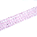 200pcs Creative Club Faceted Bicone Crystal Glass Beads, Light Rose Pink, 8mm (0.31 Inch), Hole ID 1.1mm, CCB803