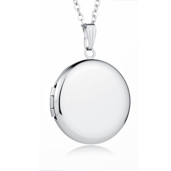 5pcs 316 Surgical Stainless Steel Living Memory Floating Lockets, 28mm Round Waterproof Pendants, MP-A4