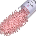 7.5g Miyuki Delica 11/0 Seed Beads, Opaque Glazed Rosewater (Pink) DB1906