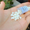 10g Miyuki Full Tila Square Seed Beads 5x5mm, Opaque Matte Ivory (TL-2021)