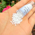 10g Miyuki Quarter Tila Seed Beads 5x1.2mm, Opaque White (QTL-402)