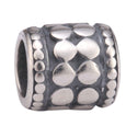 Solid 925 Sterling Silver Double Ring Promise Protection Bead Charm