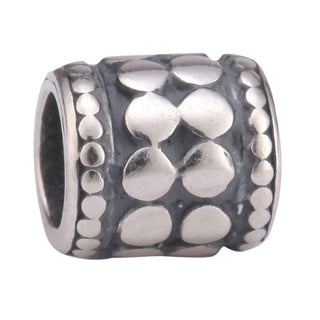 Solid 925 Sterling Silver Double Ring Promise Protection Bead Charm