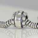 1pc Solid 925 Sterling Silver Bravery Energy Bead Charm, Compatible with Pandora All Other Charm Bracelet, EC140