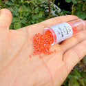 7.5g Miyuki Delica 11/0 Seed Beads, Opaque Rainbow Orange DB161