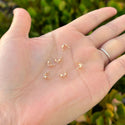 10pcs Real 1/20 14K Gold Filled Clamshell Calotte Bead Tips, Double Closed Rings, 7mm, JK4-B2