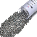 7.5g Miyuki Delica 11/0 Seed Beads, Opaque Light Grey DB652